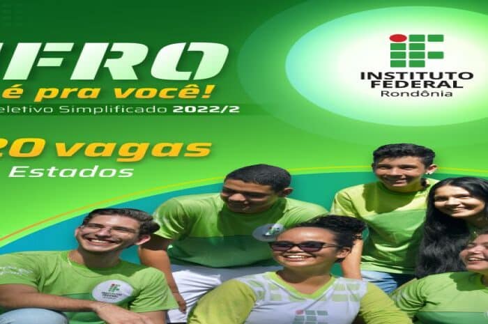 Abertas as inscrições para 1.120 vagas ofertadas pelo IFRO no 2º semestre de 2022_65995a6a4c6a5.jpeg