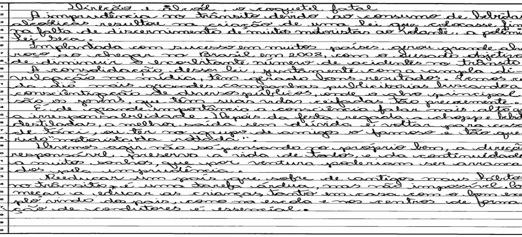 Divulgada correção da redação do Enem 2021