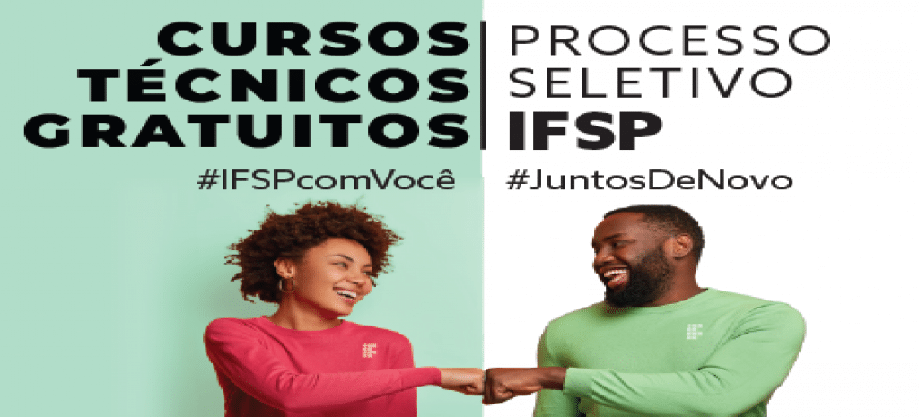IFSP - Processo seletivo para cursos técnicos 2º semestre: inscrições prorrogadas até 9 de junho