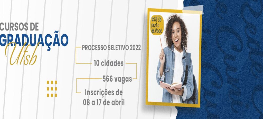 UFSB abre inscrições para o Processo Seletivo para Ingresso em Cursos de Graduação