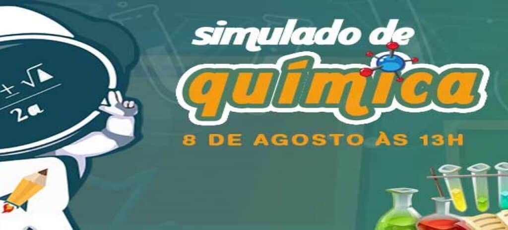 Vem ai o simulado de química da prof Maria Tereza