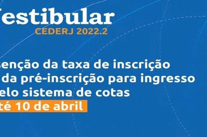 Vestibular Cederj 2022.2: aberta a etapa de isenção e cota_659958a90faa4.jpeg