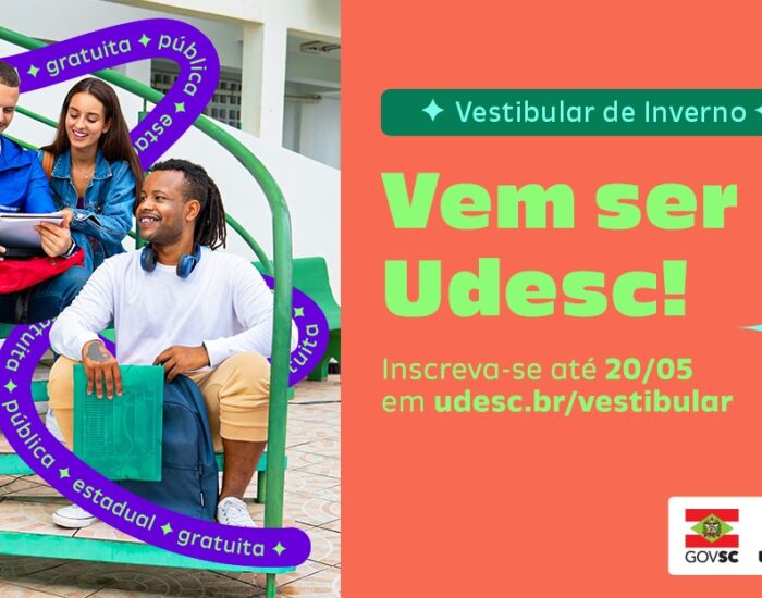 Último Dia para Solicitar Isenção da Taxa do Vestibular de Inverno da Udesc é nesta Terça-feira