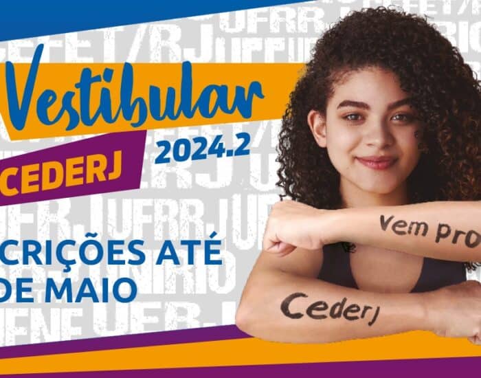 Vestibular Cederj abre 7.358 em cursos semipresenciais nas melhores universidades do Rio