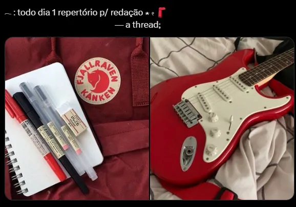 Estudante cria thread com um Repertório para Redação por dia 3 A Arte de Compartilhar Sabedoria: A Iniciativa Inspiradora de Tainá no Twitter