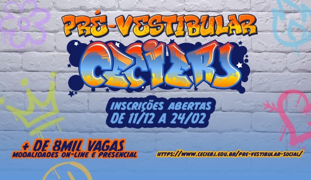 8.610 Vagas Abertas no Pré-Vestibular Cecierj para 2025