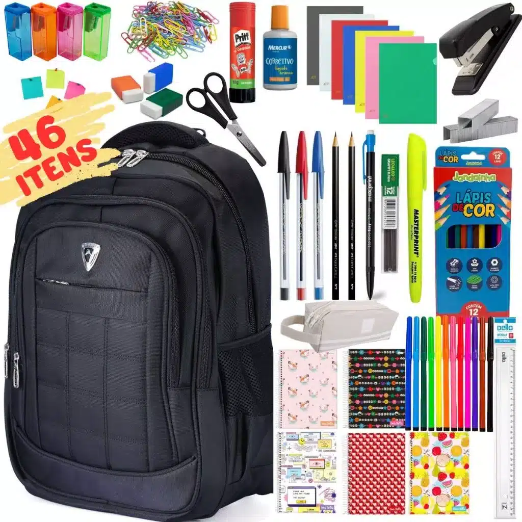 Material Escolar Kit Completo: A Solução Ideal para a Volta às Aulas! 4 Material Escolar Kit Completo: A Solução Ideal para a Volta às Aulas!