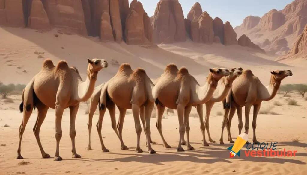 Qual é o coletivo de "camelos"?