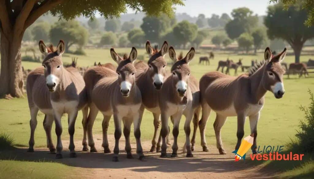 Qual é o coletivo de "burros"?