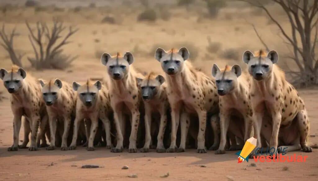 Qual é o coletivo de "hienas"?