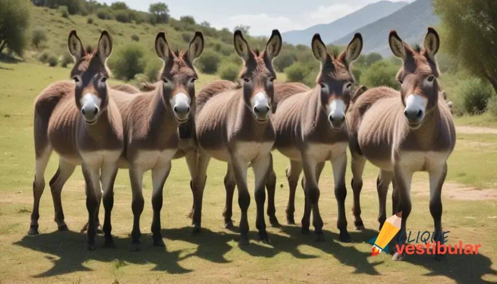 Qual é o coletivo de "jumentos"?