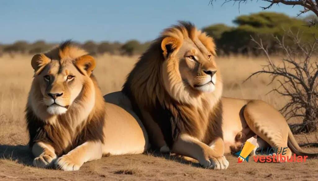 Qual é o coletivo de "leões"?