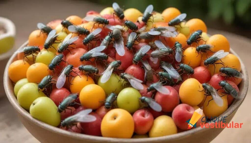 Qual é o coletivo de "moscas"?