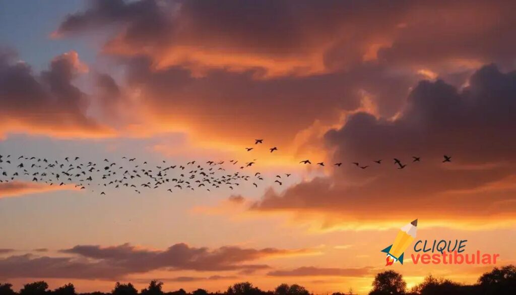 Qual é o coletivo de "pássaros"?