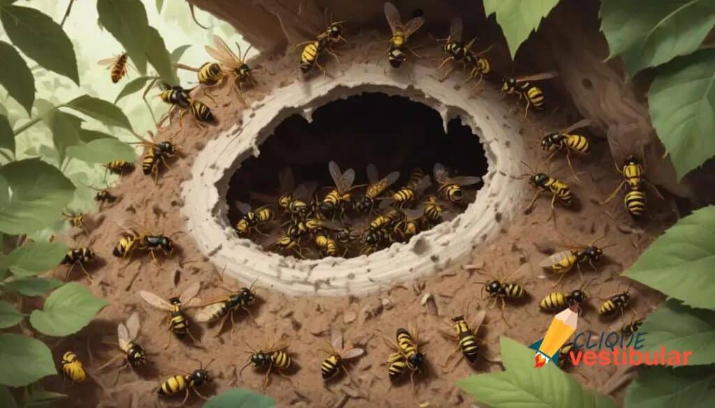 Qual é o coletivo de "vespas"?