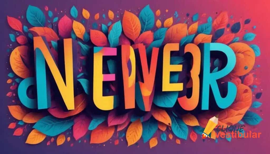 Como se fala "Nunca" em inglês?