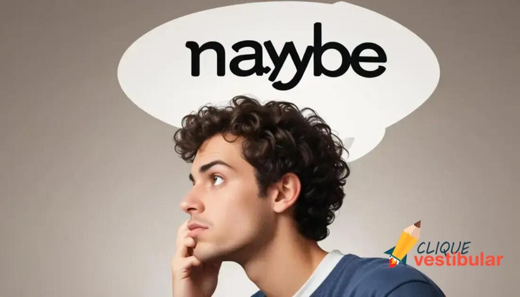 Como se fala "Talvez" em inglês?