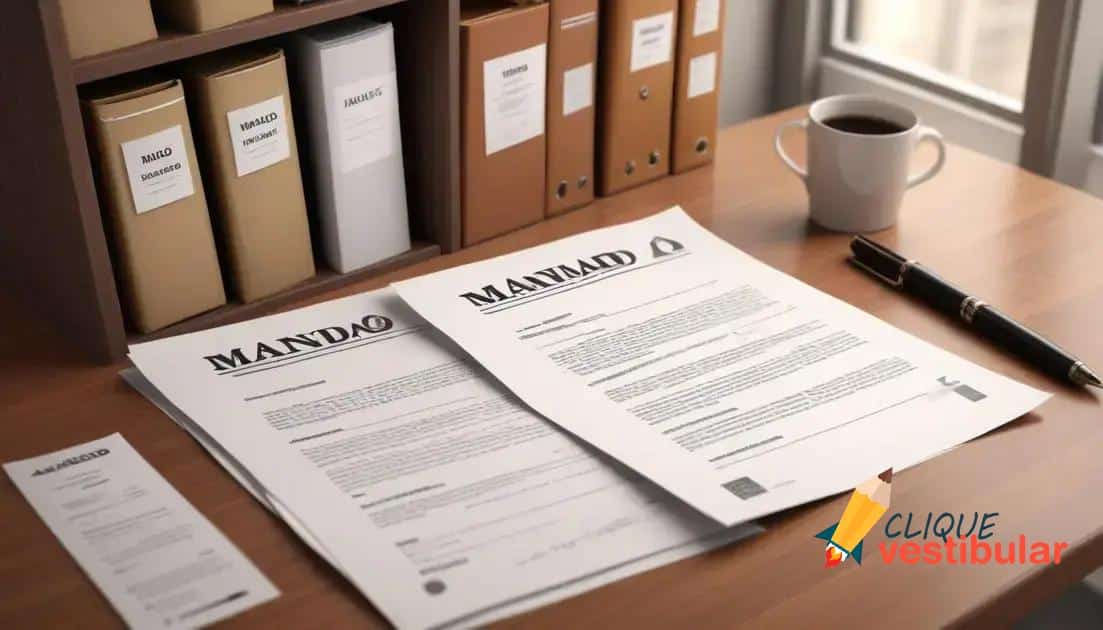 Qual a diferença entre "mandado" e "mandato"?