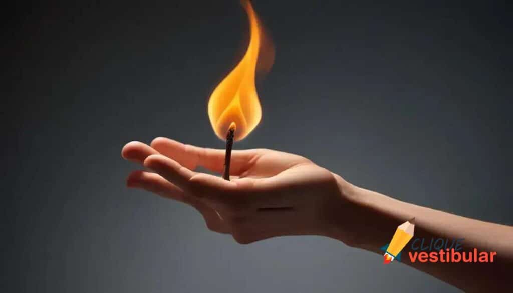 O que significa a expressão "pôr a mão no fogo"?