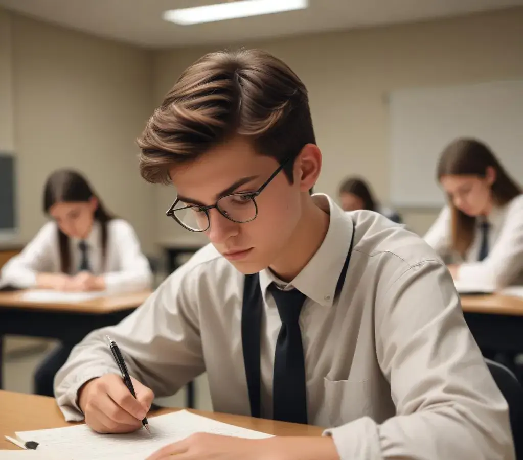 Alunos focam na estrutura e argumentação para evitar penalidades na redação do Enem 2025.