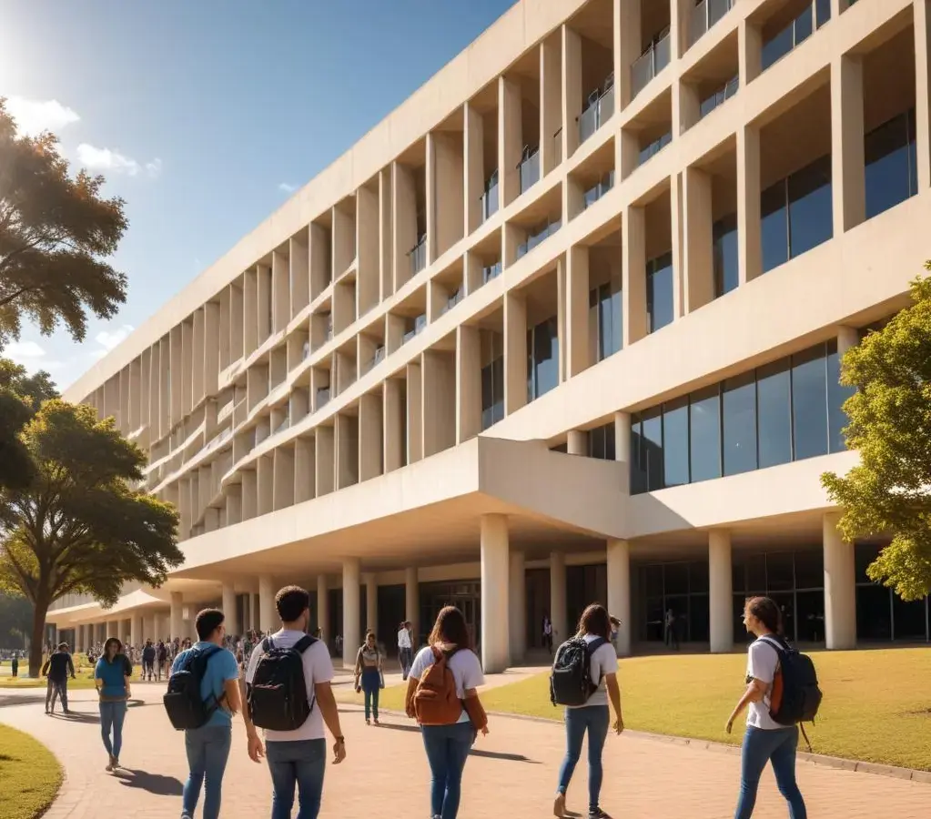 Fachada da Universidade Estadual de Mato Grosso do Sul (UEMS), onde as inscrições para o Vestibular 2026 se encerram nesta quinta-feira.