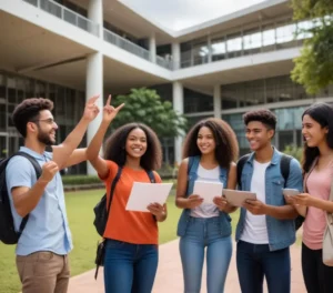 Jovens celebram a conquista de uma vaga no concorrido Instituto Tecnológico de Aeronáutica (ITA) após a divulgação da lista de aprovados no vestibular 2026.