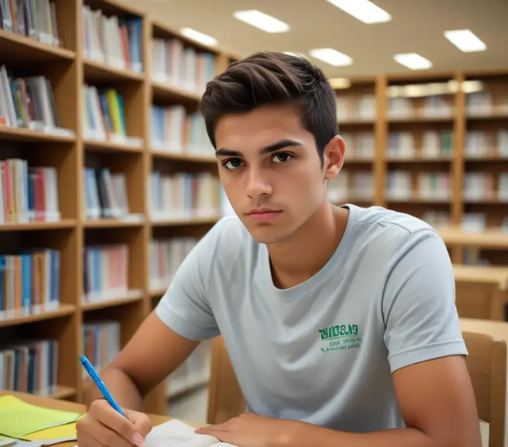 Estudantes revisam os cadernos de prova da 2ª fase do Vestibular Unicamp 2026 para conferir o desempenho após os exames.