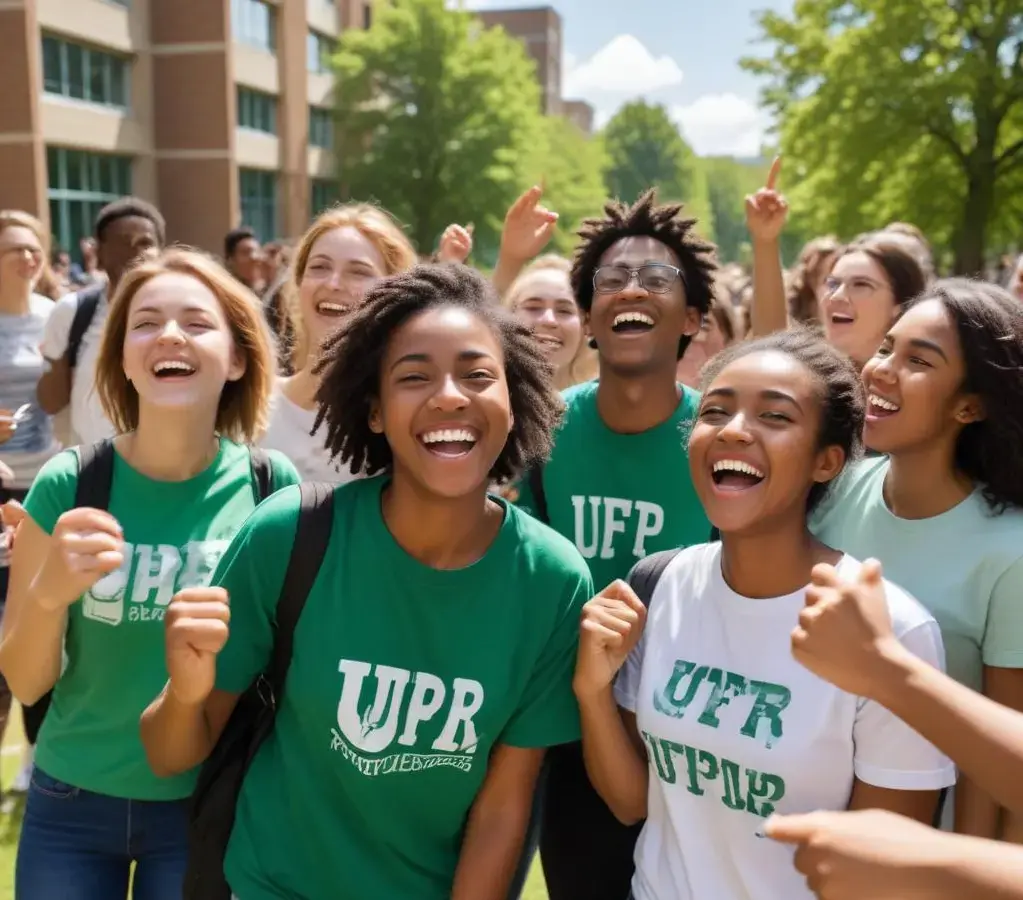 Calouros celebram a aprovação no **Vestibular 2026** da UFPR, marcando o início de uma nova jornada acadêmica nos *campi* da instituição, incluindo Palotina.