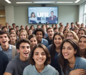 Estudantes acompanham a divulgação do resultado preliminar do Vestibular UFRR, um momento de grande expectativa e emoção para os futuros universitários.