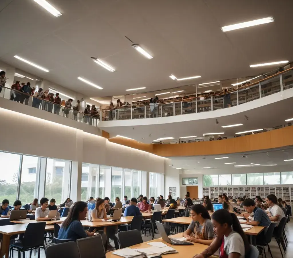 Estudantes se dedicam aos estudos, preparando-se para os concorridos Vestibulares da Uece, cujas datas para 2026/2 e 2027/1 já foram divulgadas.