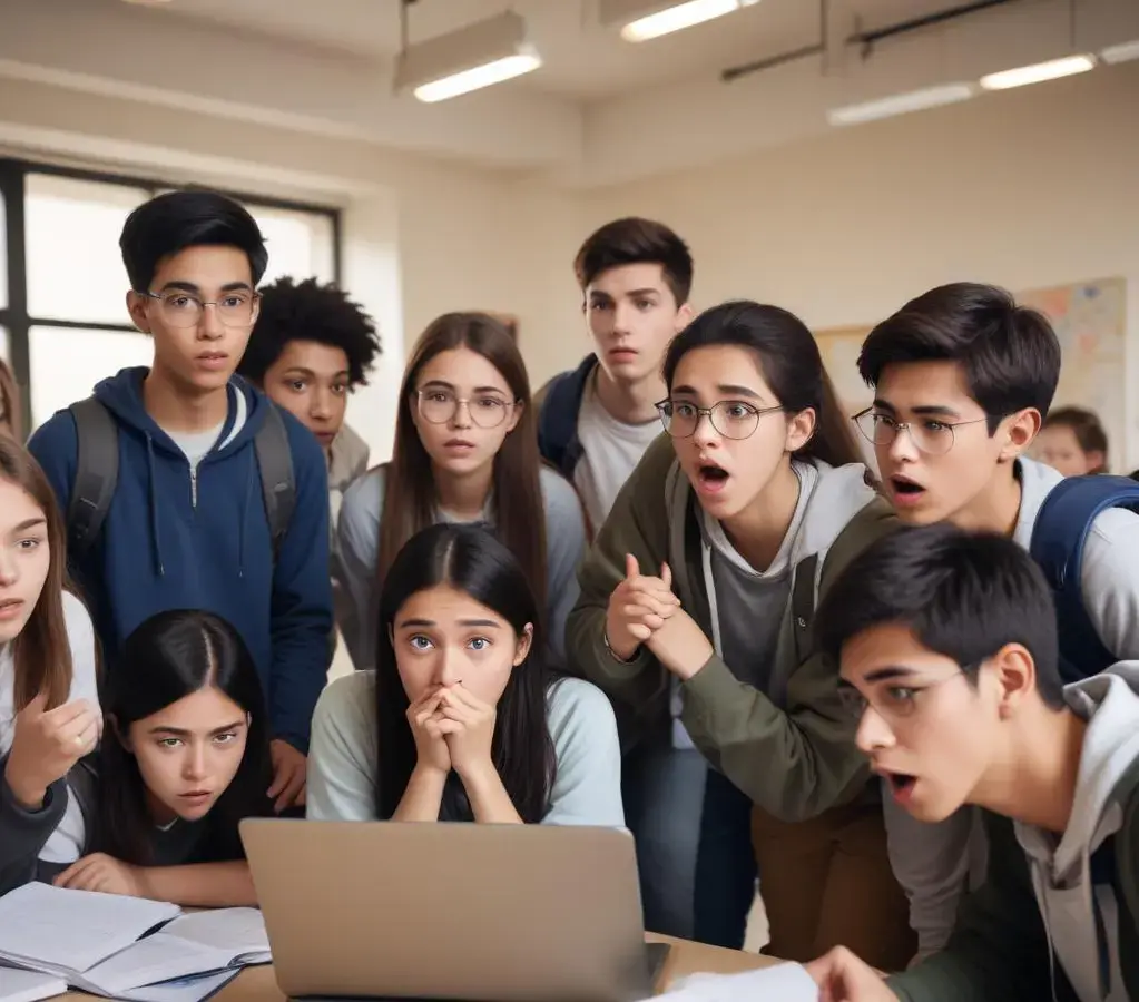 Jovens estudantes conferem o **resultado do PISM 2026** da UFJF, marcando um momento crucial em suas jornadas acadêmicas com ansiedade e esperança.