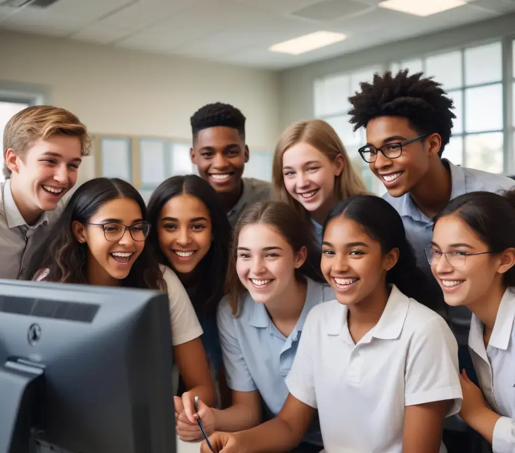 Estudantes comemoram a divulgação das notas do Provão Paulista Seriado 2025, um passo crucial para o ingresso nas universidades estaduais de São Paulo.