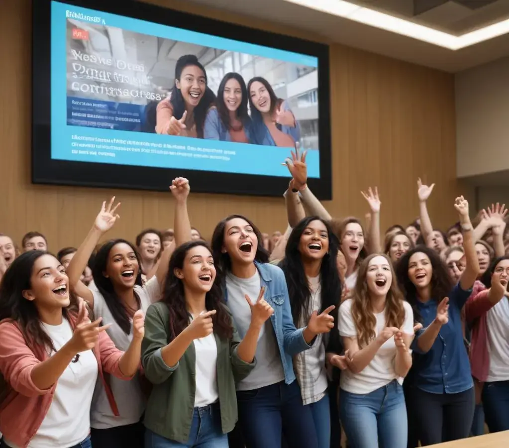 Estudantes celebram a confirmação de suas matrículas no Instituto Federal do Piauí, prontos para iniciar sua jornada acadêmica no Vestibular 2026.