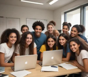 Jovens estudantes acompanham o início das inscrições para o Sisu 2026, buscando uma oportunidade no ensino superior público. O momento de planejamento é crucial para o sucesso.