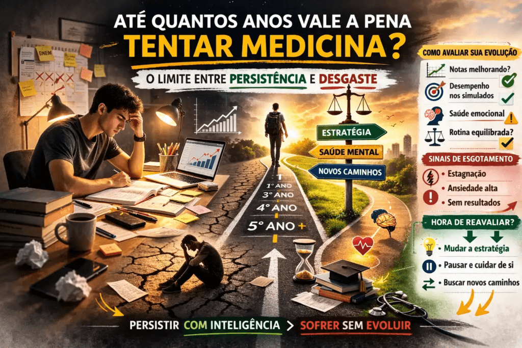 Qual o limite de tentativas para Medicina?