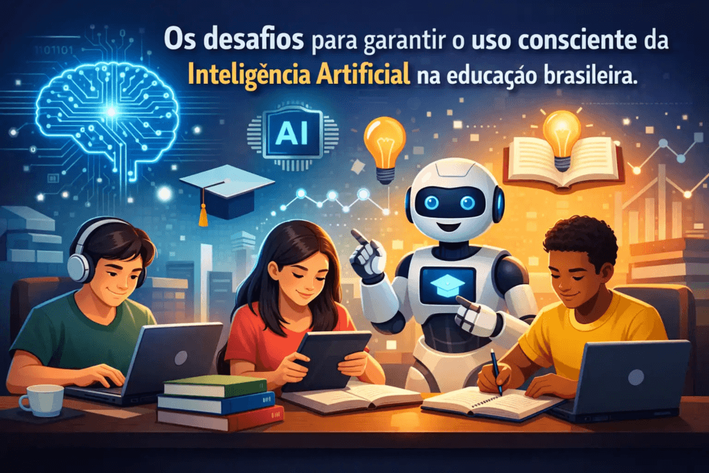 Os desafios para garantir o uso consciente da inteligência artificial na educação brasileira