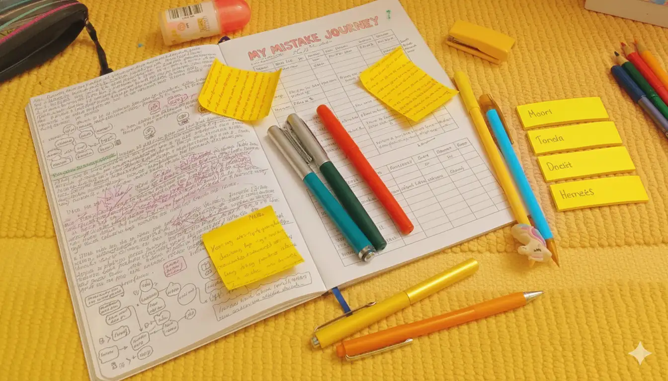 O que é um caderno de erros, para que serve e como montar um? Leia mais em: https://guiadoestudante.abril.com.br/estudo/o-que-e-um-caderno-de-erros-para-que-serve-e-como-montar-um/