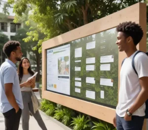 Estudantes consultam informações sobre o **Seletivo Simplificado 2026/1** da UTFPR, buscando uma vaga nas diversas opções de graduação oferecidas pela universidade.