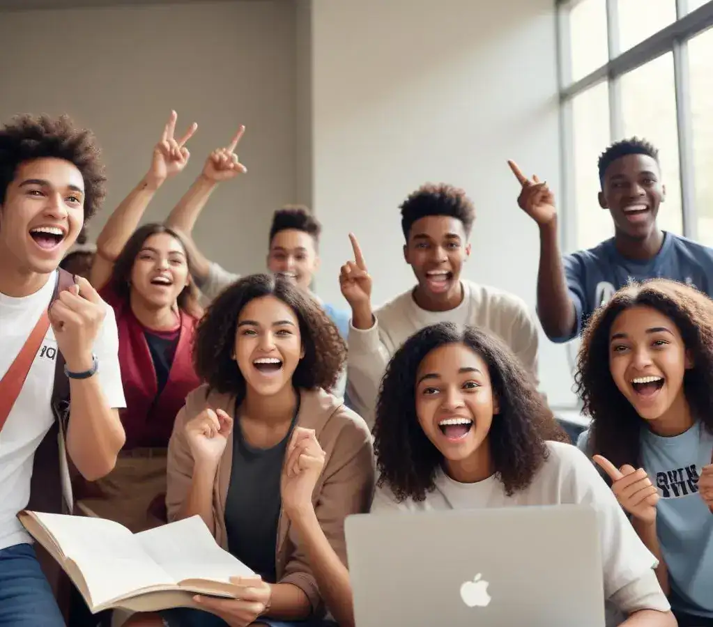 Estudantes comemoram a pré-seleção no Fies 2026, abrindo portas para o ensino superior por meio do financiamento estudantil.