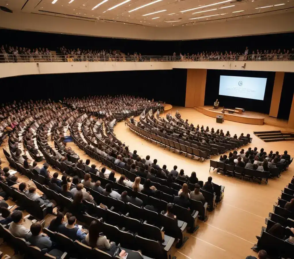 Novos estudantes do Instituto Tecnológico de Aeronáutica (ITA) participam da cerimônia de acolhimento para a turma de 2026, em São José dos Campos.