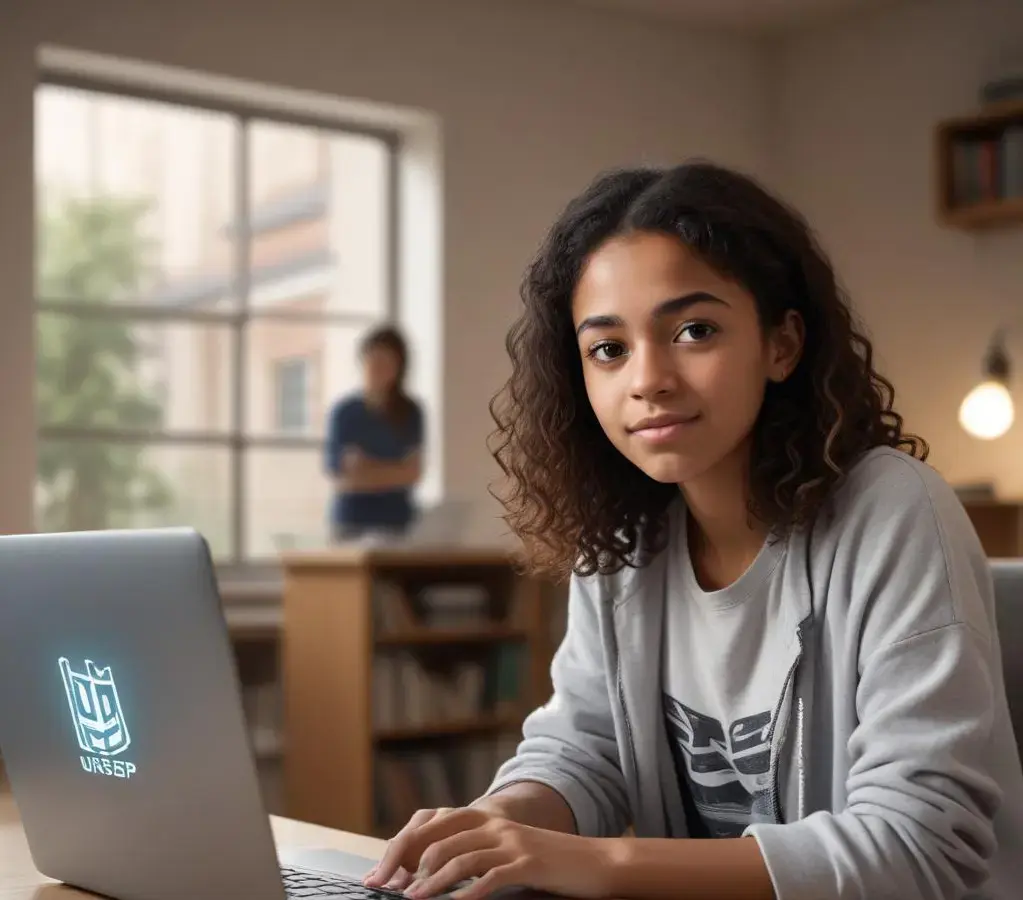 Estudante confere o resultado da segunda chamada do Unesp-Enem 2026, com esperança de ingresso na universidade.