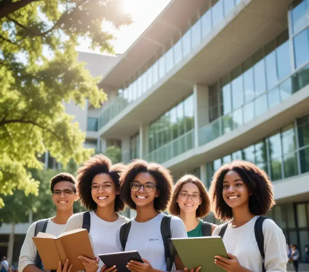 Estudantes universitários celebram o início do Vestibulinho Uepa 2026, que abre portas para 601 vagas em diversas graduações pelo Pará.