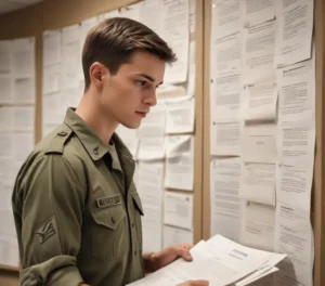 Candidatos consultam listas de requerimentos do concurso FN 2025, atentos aos próximos passos na jornada militar.