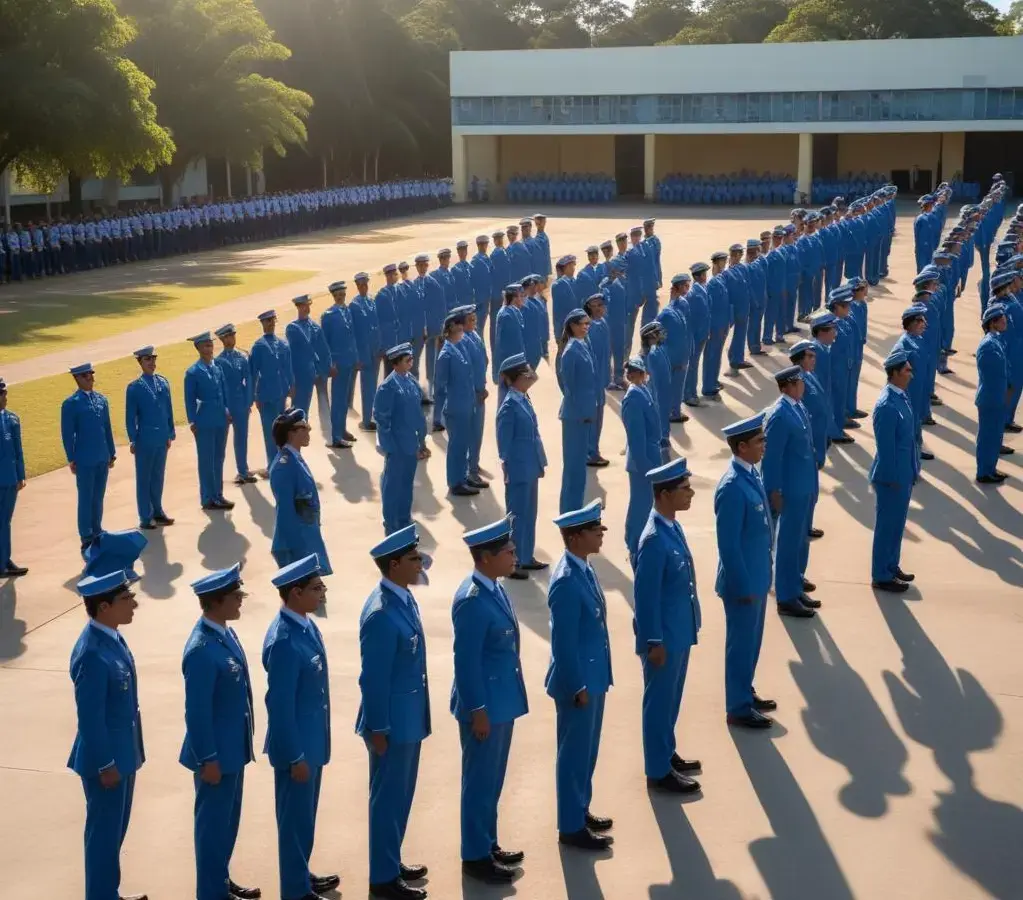 Candidatos aprovados no EAGS 2025 se apresentam na Escola de Especialistas de Aeronáutica (EEAR) para a Concentração Final e início da jornada na FAB.