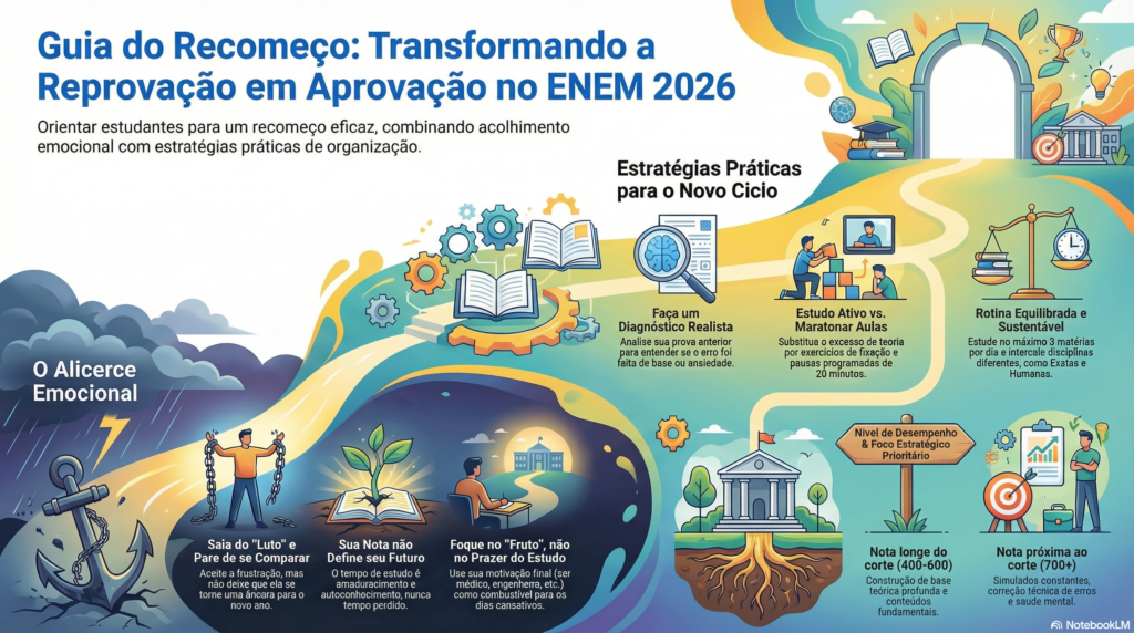 Fui mal no Enem e no Vestibular. E agora?