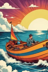 Capa do Livro A Barca de Gleyre de Monteiro Lobato