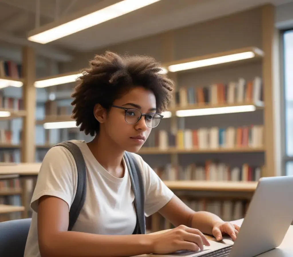 Jovem preenche formulário para solicitação de isenção da taxa do Vestibular UFU 2026/2, buscando oportunidade no ensino superior público.