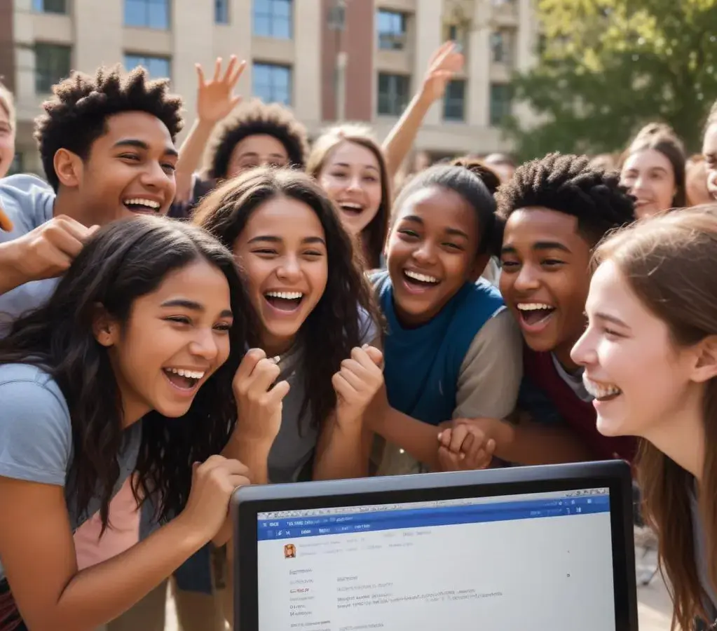 Estudantes comemoram aprovação na lista de espera do Vestibular Unicamp 2026, marcando o início de uma nova jornada acadêmica.