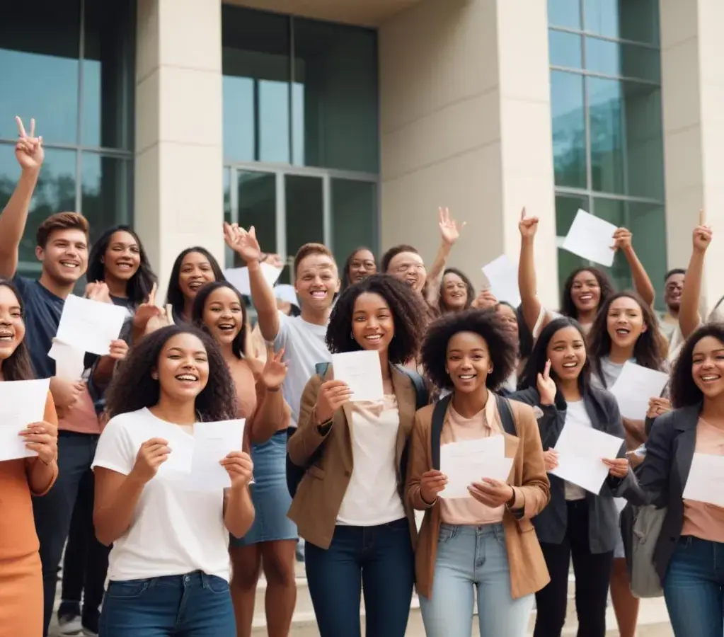 Estudantes celebram a aprovação na Universidade de São Paulo (USP) após a terceira chamada da lista de espera da Fuvest 2026, marcando o início de sua jornada acadêmica.