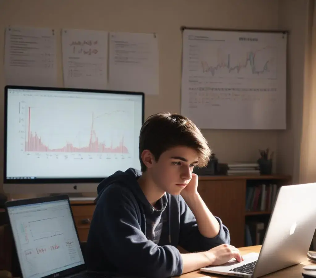 Estudante analisa suas notas do Enem 2025 como treineiro, planejando os próximos passos para a futura preparação do exame.